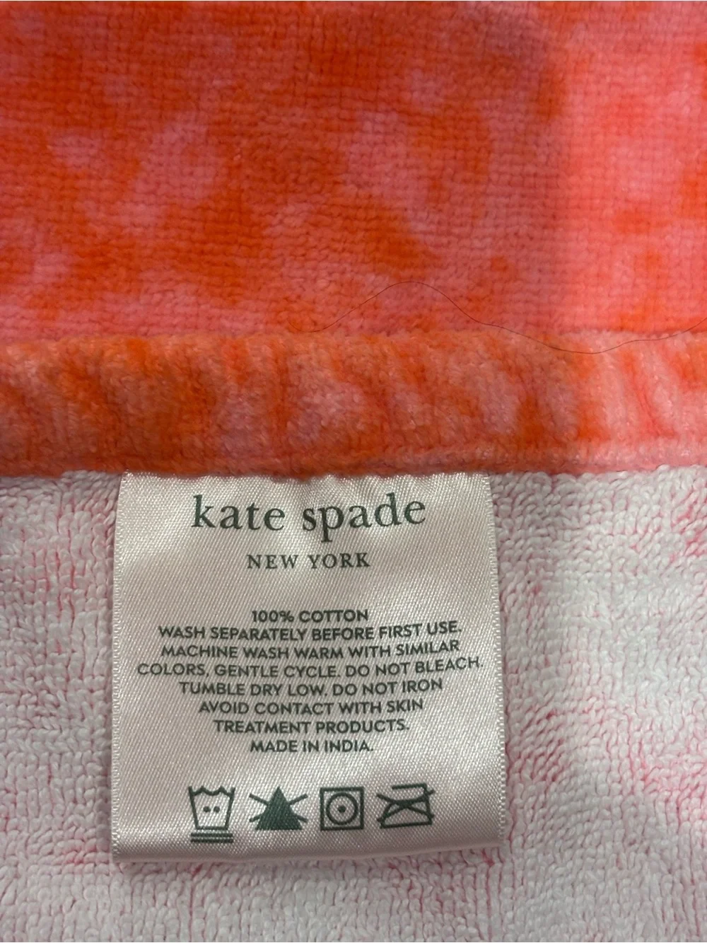 kate spade Watermelon Print Beach Towel - Pink & Green